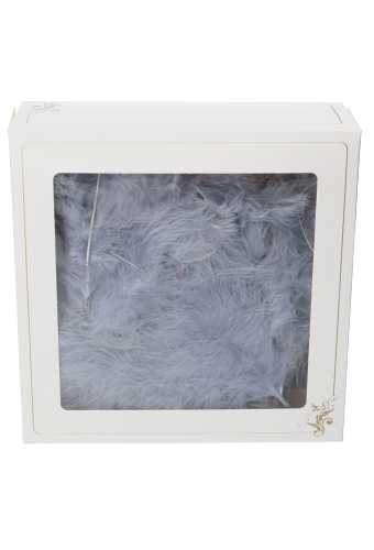 AKTIE Luxe Decoratie Veren 40 gram Grijs