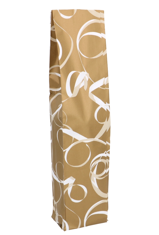Wijnzak Geribbeld Kraft Krul Goud & Wit 8.5x42cm 50stuks Wijnzak Geribbeld Kraft Krul Goud & Wit 8.5x42cm 50stuks