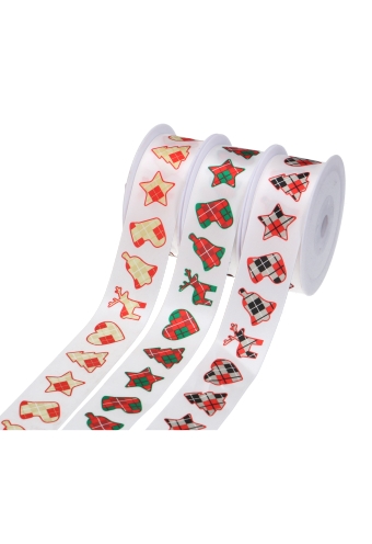 Kadolint Satijn Enkel Xmas Red 40mm x 20meter