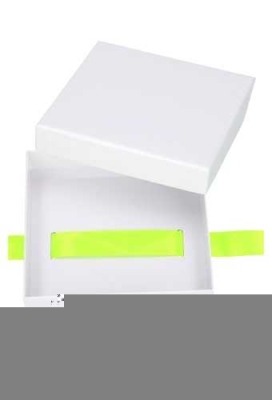 Luxe Geschenkdoos & Lintgleuf Wit Glans Bilbao 14.5x14.5x4cm 12stuks