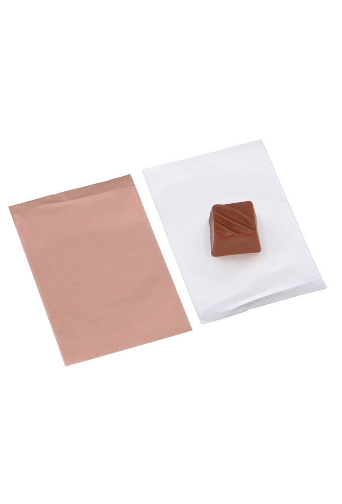 Aluminium Inpak Vellen Voor Bonbons Koper 7x11cm 200stuks