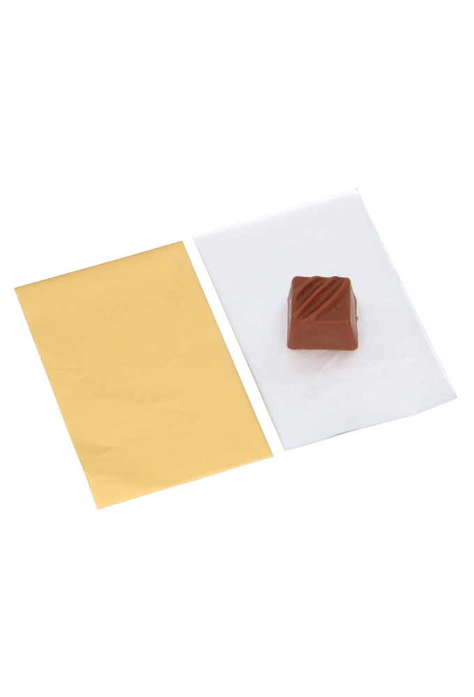 Aluminium Inpak Vellen Voor Bonbons Goud 7x11cm 200stuks