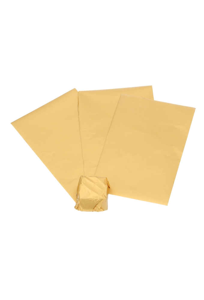 Aluminium Inpak Vellen Voor Bonbons Goud 7x11cm 200stuks