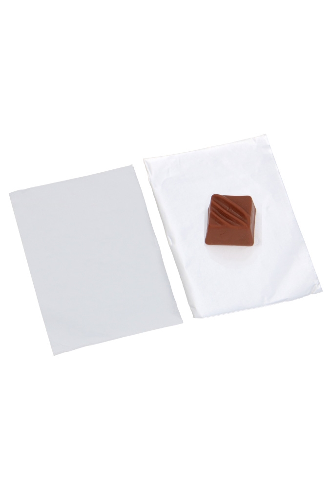Aluminium Inpak Vellen Voor Bonbons Wit 7x11cm 200stuks