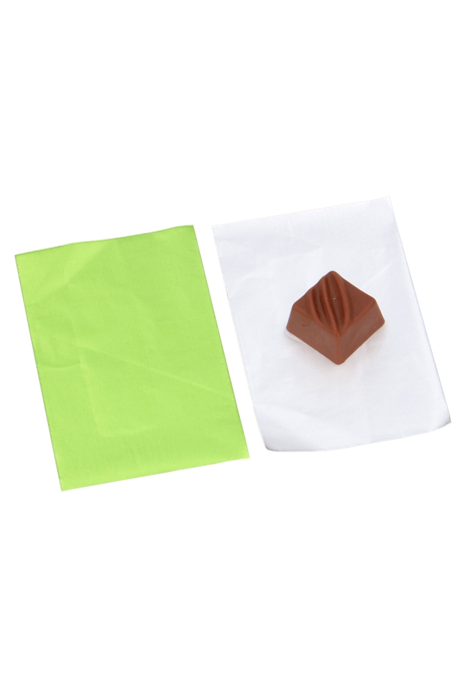 Aluminium Inpak Vellen Voor Bonbons Groen 7x11cm 200stuks