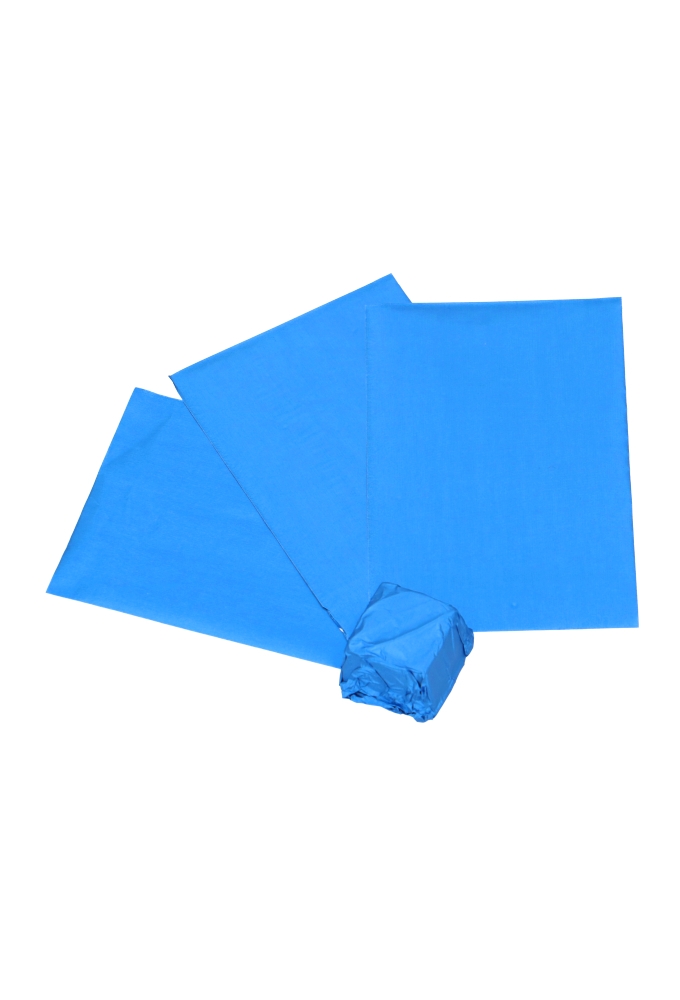 Aluminium Inpak Vellen Voor Bonbons Blauw 7x11cm 200stuks op is op