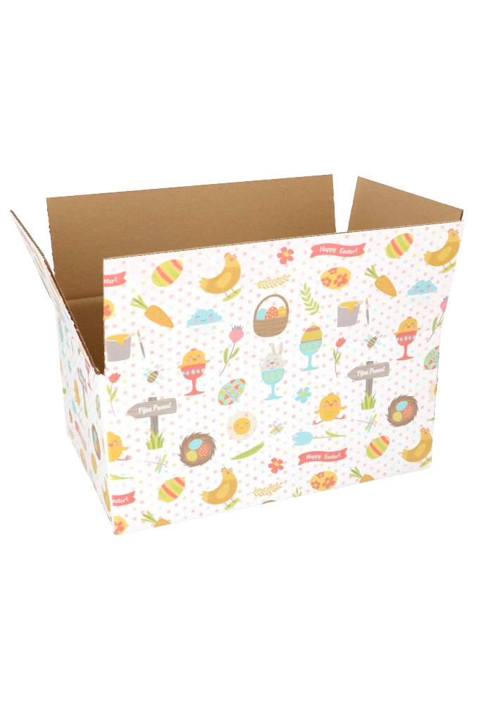 Geschenkdozen Paasprint 31x20x14cm 30stuks