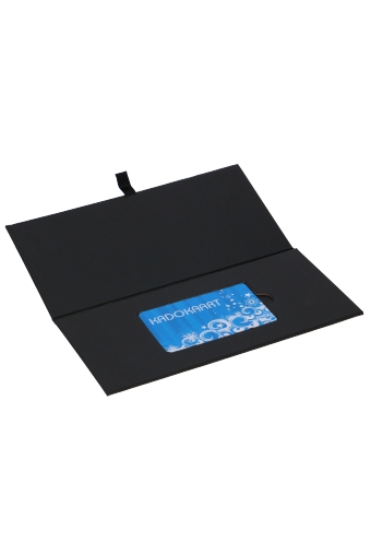 Luxe Klepenvelop Doosje Tampa Met Magneet Zwart Mat 19x9cm 25stuks