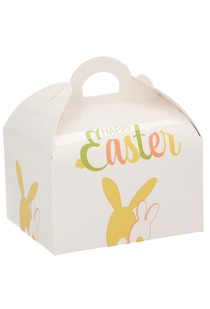 Bonbondoosjes Happy Easter 250gram Met Sluiting 9.5x7.5x6cm 24stuks