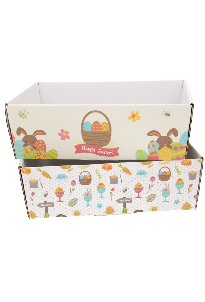 Geschenkdozen Korf Paasprint 23x17x8cm 10stuks