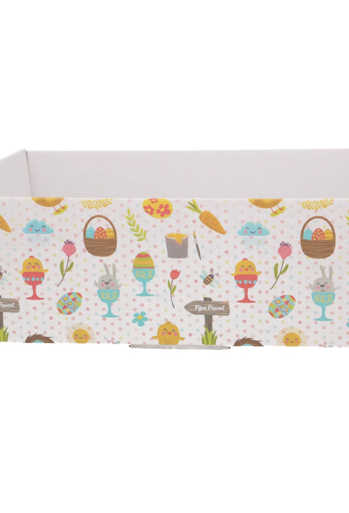 Geschenkdozen Korf Paasprint 23x17x8cm 10stuks