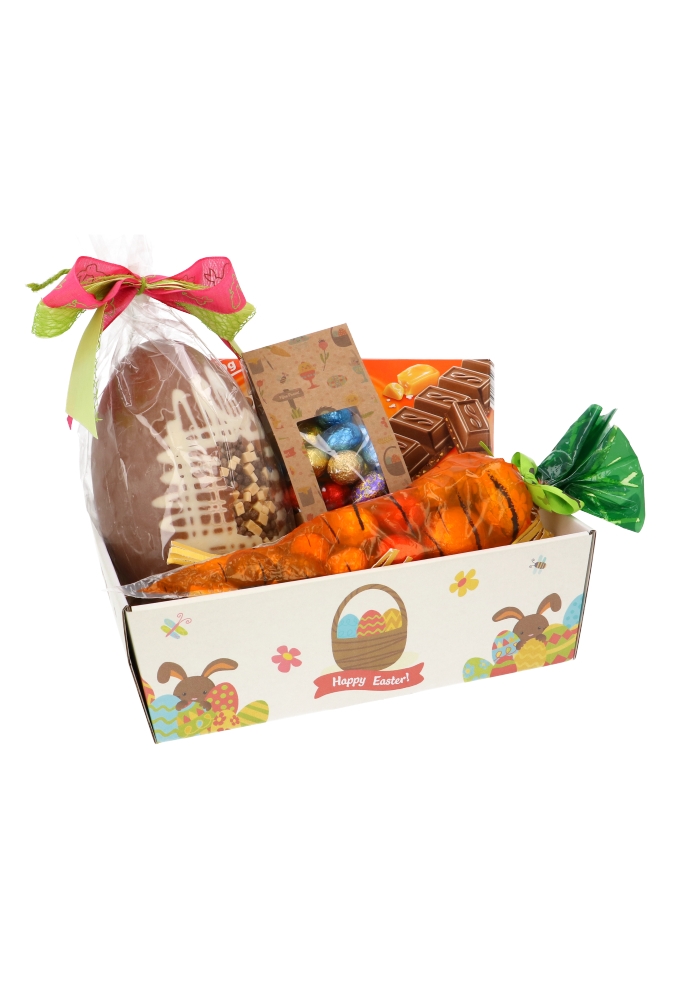 Geschenkdozen Korf Happy Easter 23x17x8cm 10stuks