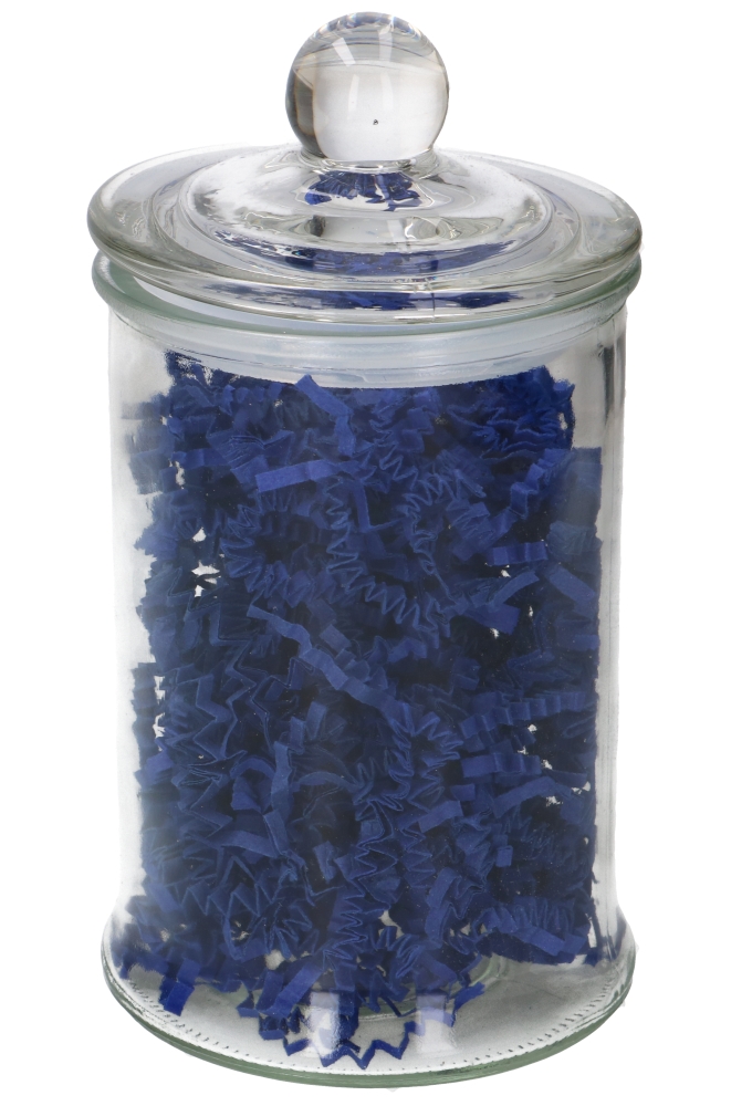 Glazen Potje Rond Met Glazen Deksel 10x18cm 6stuks