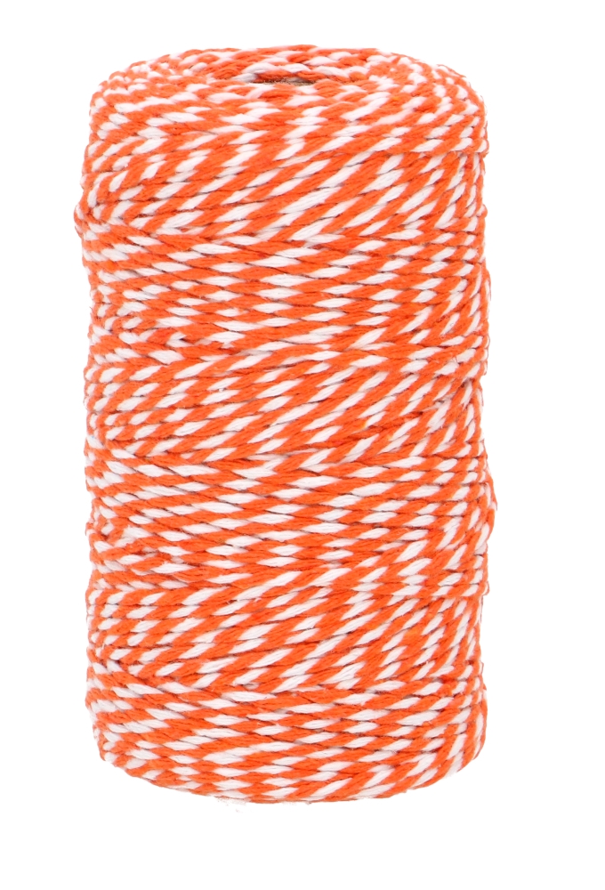 Kadolint Touw Oranje & Wit 2mm x 100 meter