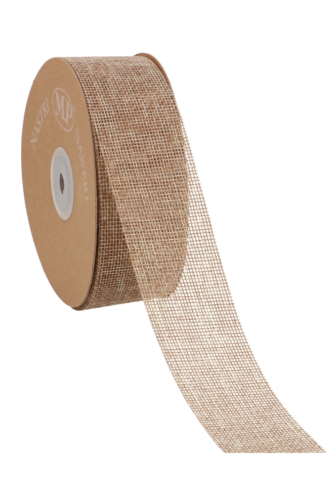 Geschenklint Canvas Naturel 40mm x 20 meter