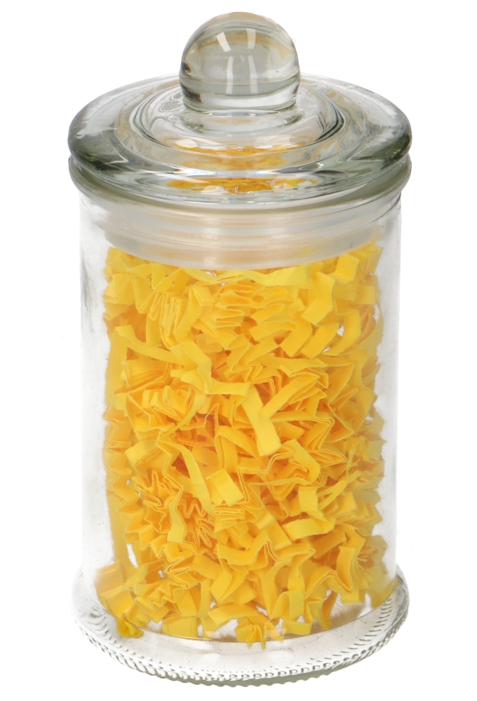 Glazen Potje Rond Met Glazen Deksel 4.5x9cm 5stuks