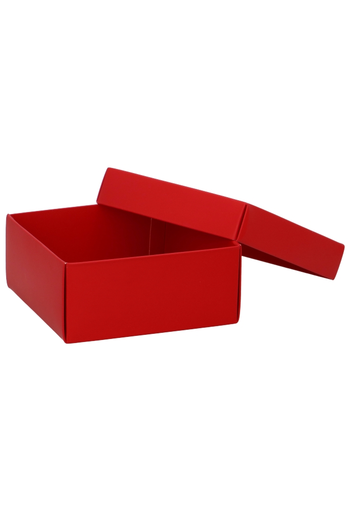 Geschenkdoos & Deksel Gaby Rood Mat 12x12x5.5cm 100stuks