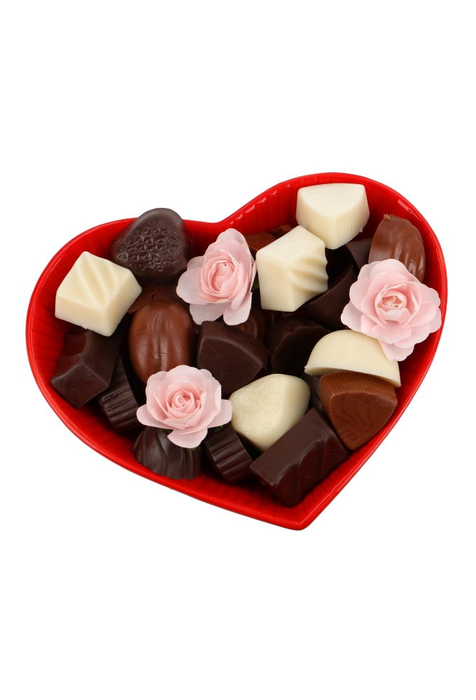 Schaaltje Keramiek Hartjes Love You 17cm 1stuks