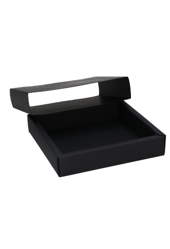 Schuif Deksel Kadodoosje Jakarta Zwart Mat 12.5x12.5x2.8cm 7stuks