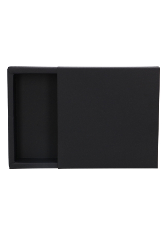 Schuif Deksel Kadodoosje Jakarta Zwart Mat 12.5x12.5x2.8cm 7stuks