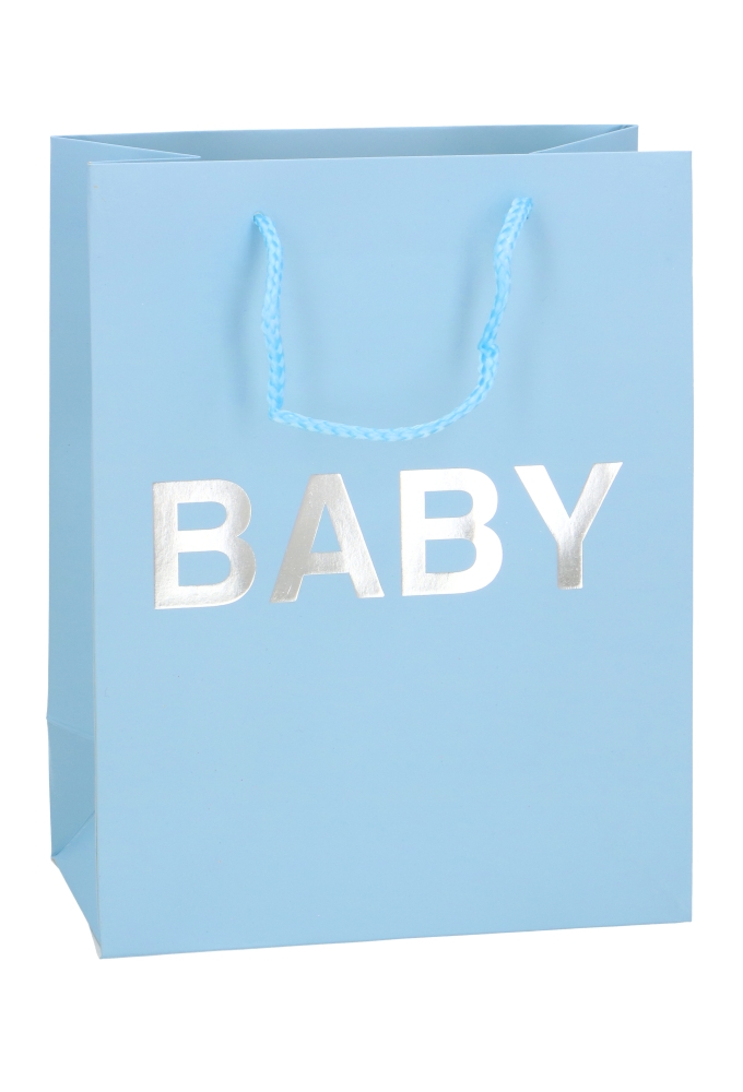 Luxe Kadotasjes Kind Medium Baby Blauw 18x10x23cm 12stuks