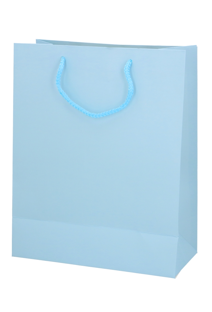 Luxe Kadotasjes Kind Groot Baby Blauw 26.5x13.5x32.5cm 12stuks