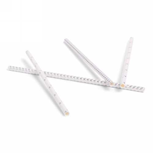 SENZA Paper Straws Silver 1 stuk