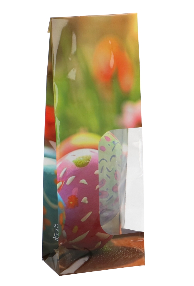 Cellofaan Blokbodemzakjes Voorjaar & Paaseitjes 8x5x24cm 50stuks