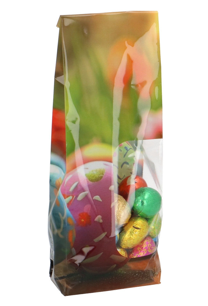Cellofaan Blokbodemzakjes Voorjaar & Paaseitjes 8x5x24cm 50stuks