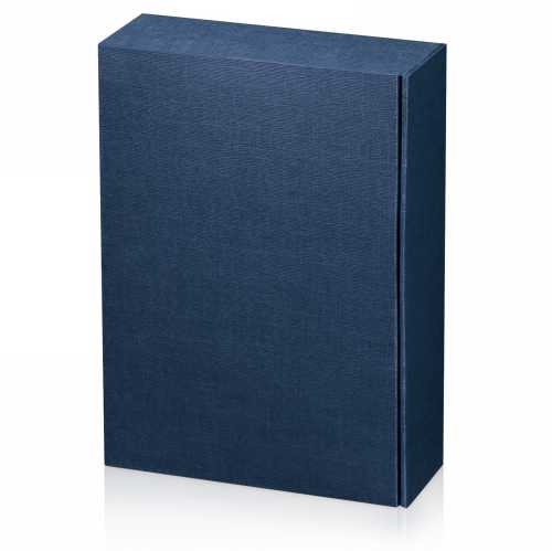 Wijndoos 3 fles Relief Blauw 36x25x9cm 25stuks