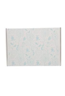 Brievenbusdoos Budget Flowers A4 31x22x2.8cm - vanaf 50 stuks