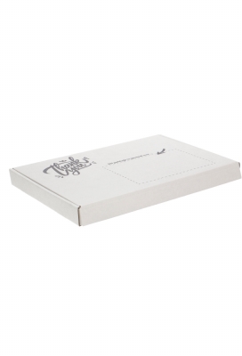 Brievenbusdoos Budget Thank you A4 31x22x2.8cm - vanaf 50 stuks