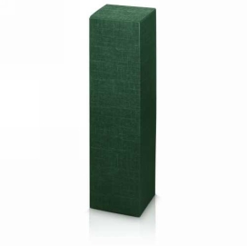 Wijndoos 1 fles Relief Groen 9x9x35.5cm 50stuks