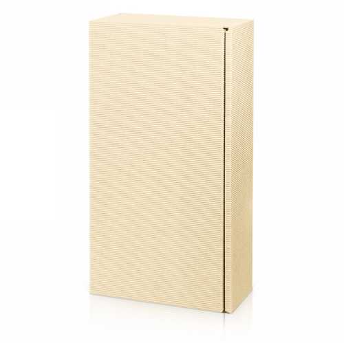 Wijndoos 2 fles Modern Creme 36x18x9cm 25stuks