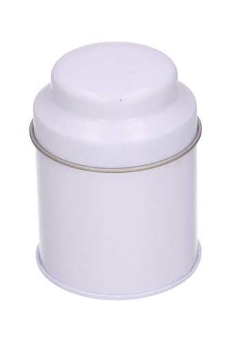 Blikken Wit Blanco Rond r5.3x7cm 1stuks