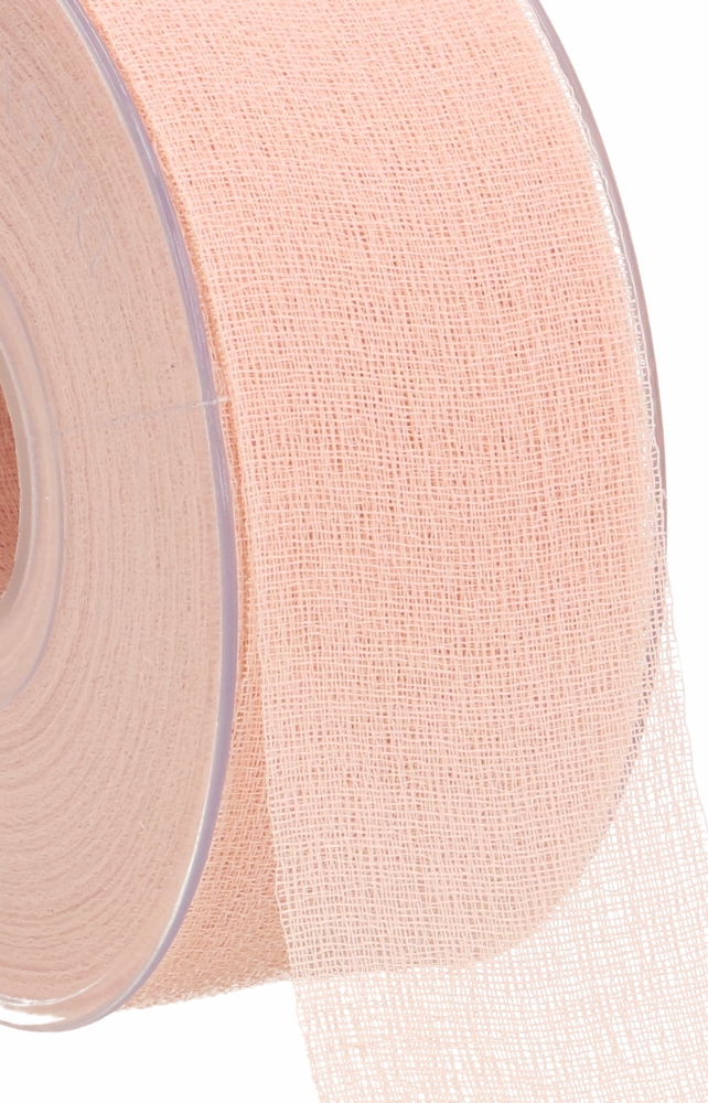 Geschenklint Naturel Polyester Delicate Roze 40mm x 25meter