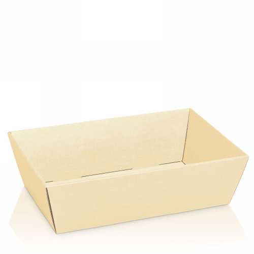 Geschenkdoos Korf Relief Creme 33x19x11cm 25stuks