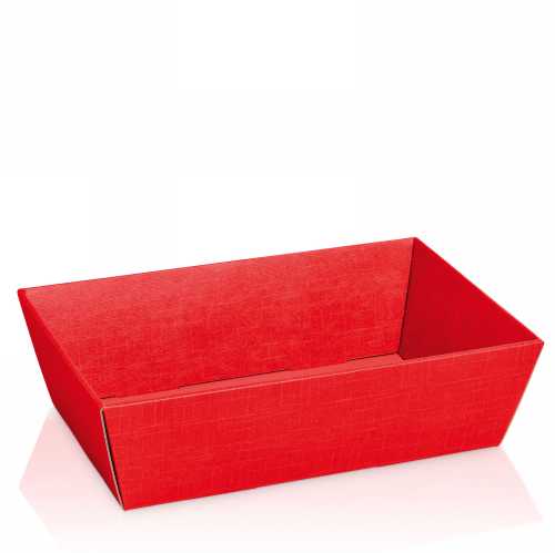 Geschenkdoos Korf Relief Rood 33x19x11cm 25stuks