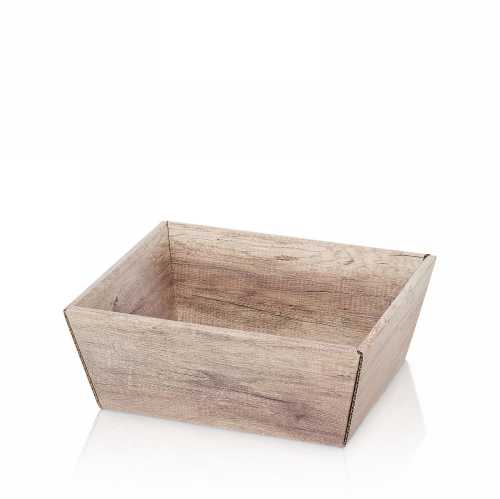 Geschenkdoos Korf Wood Dark 19x14x10cm 25stuks