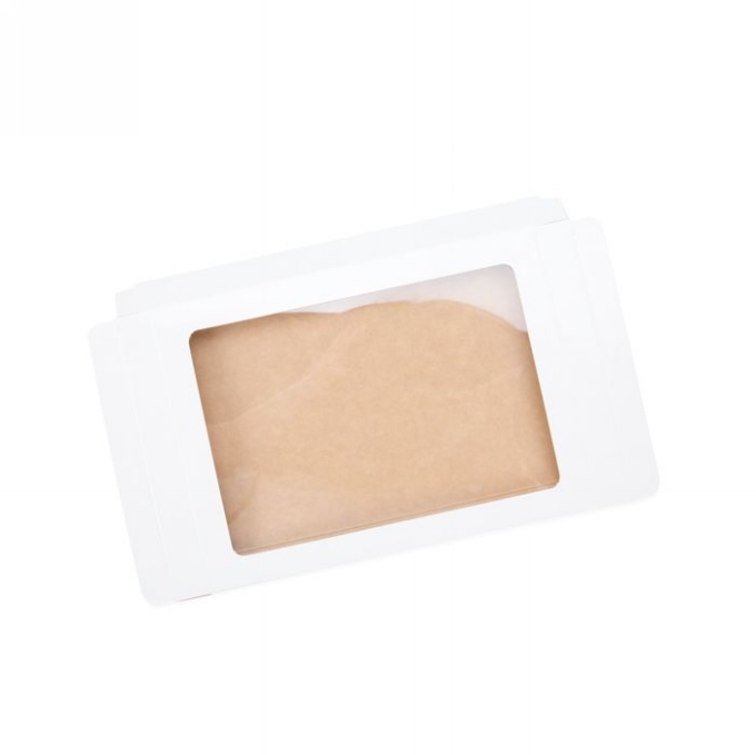 Cadeaudoosjes Jura Glans Wit Met Venster 12.5x1.5x16.8cm 25stuks