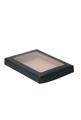 Cadeaudoosjes Jura Glans Zwart Met Venster 13.7x1.5x18.7cm 25stuks Cadeaudoosjes Jura Glans Zwart Met Venster 13.7x1.5x18.7cm 25stuks