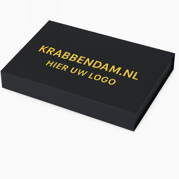 Luxe Magneetdozen New York FSC® Zwart Mat 21x15x2cm A5 Los Model