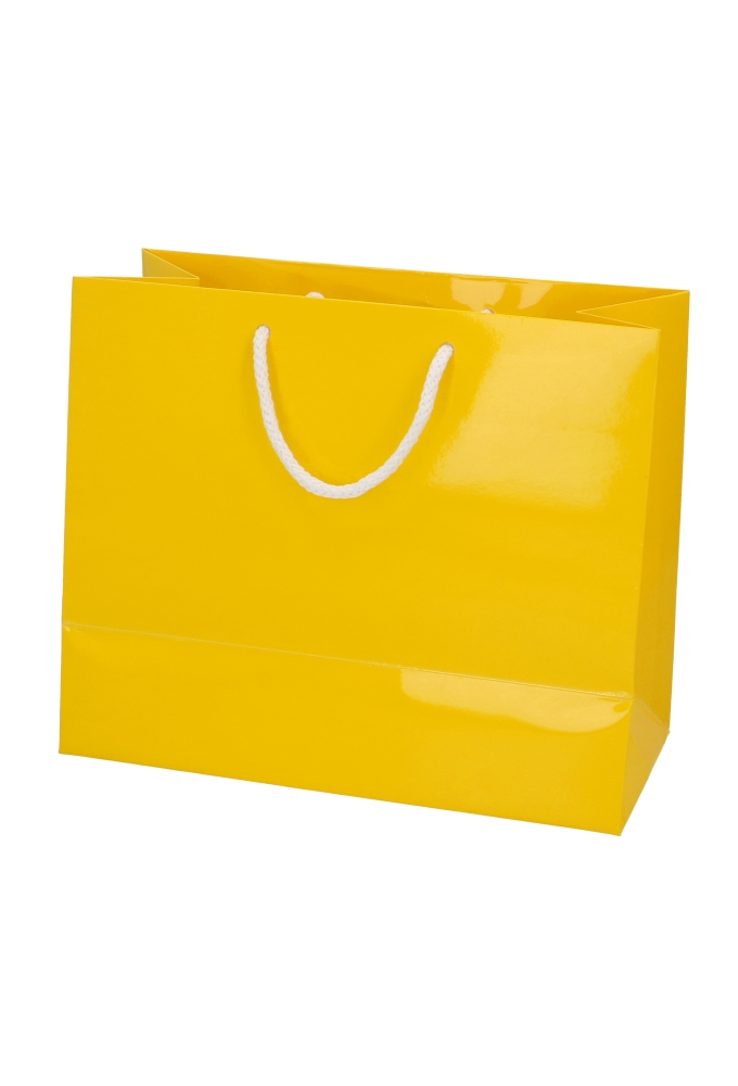 Paastasjes Geel Haasje 24x11x20cm FSC® 12stuks