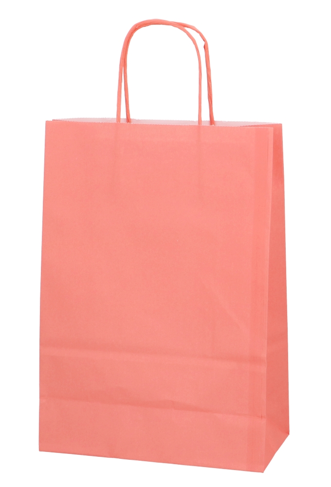 Papieren Draagtas Kassel Met Handvat Peach A4 22x10x31cm 50st