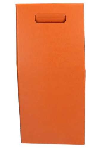 Luxe Wijndozen Vigo Oranje voor 2 fles 18x9x38.5cm 30stuks