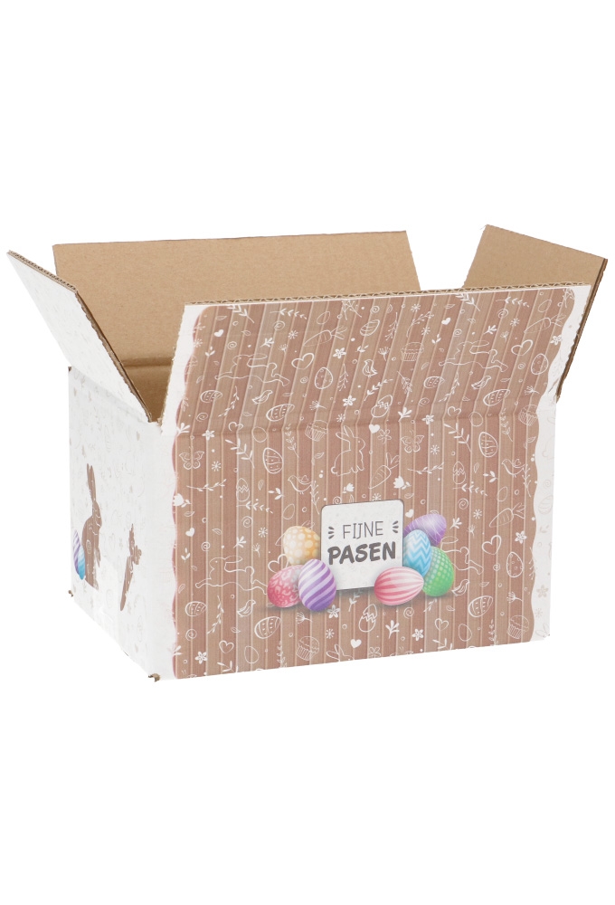 Geschenkdozen Fijne Pasen 21.5x15x12cm 30stuks