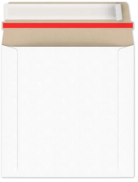 Kartonnen Verzendenveloppen Keulen 12.5x12.5cm 350grams 100stuks