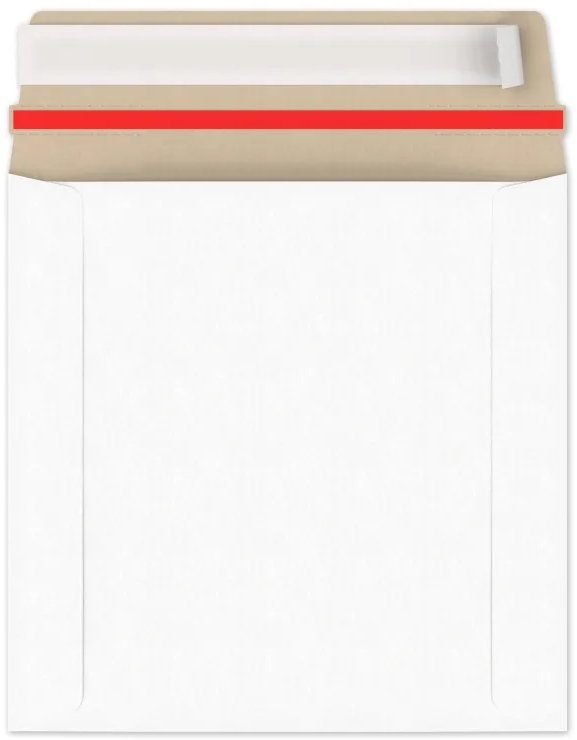 Kartonnen Verzendenveloppen Keulen 14x14cm 350grams 100stuks