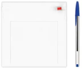 Kartonnen Verzendenveloppen Keulen 14x14cm 350grams 100stuks