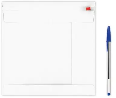 Kartonnen Verzendenveloppen Keulen 22x22cm 350grams 100stuks